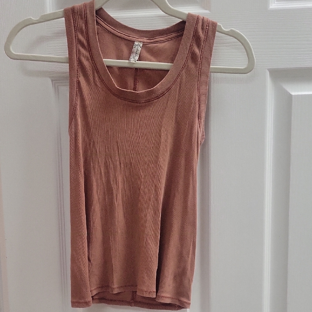 Free People Dusty Rose Tank Top Gently Used Size S